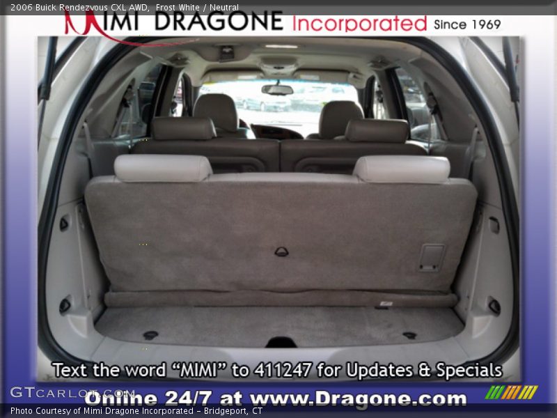 Frost White / Neutral 2006 Buick Rendezvous CXL AWD