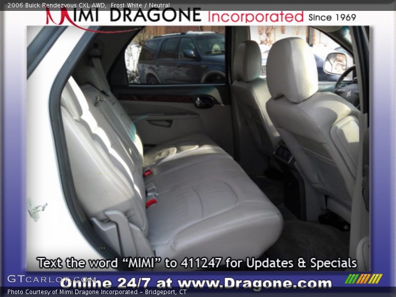 Frost White / Neutral 2006 Buick Rendezvous CXL AWD