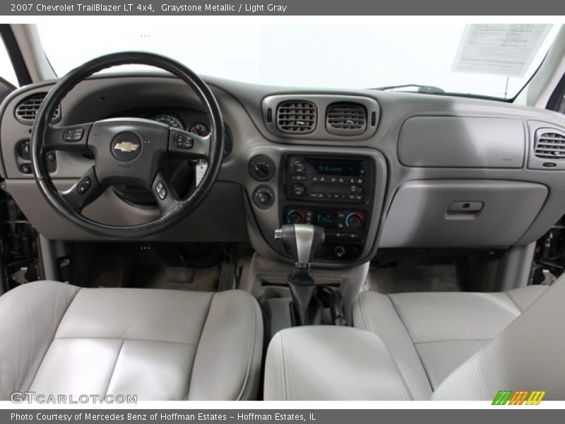 Graystone Metallic / Light Gray 2007 Chevrolet TrailBlazer LT 4x4