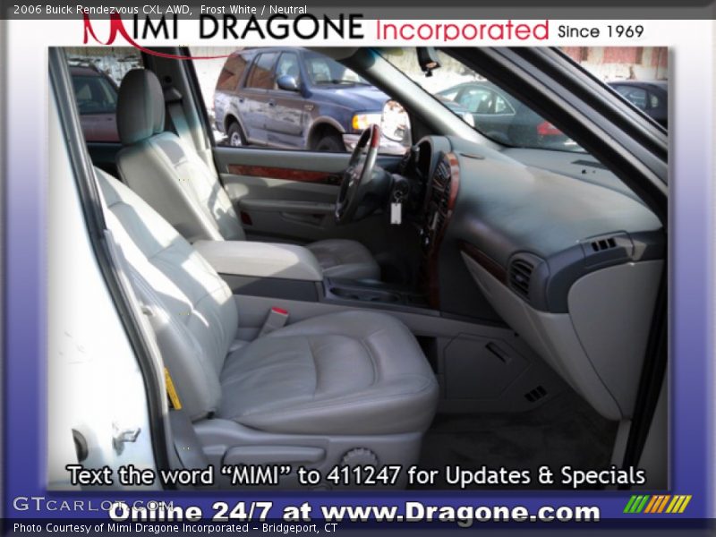 Frost White / Neutral 2006 Buick Rendezvous CXL AWD