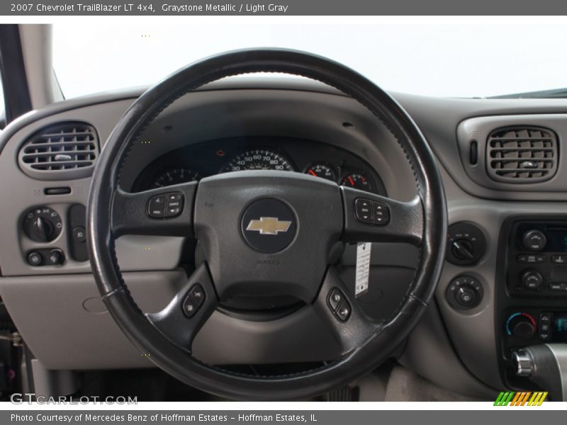 Graystone Metallic / Light Gray 2007 Chevrolet TrailBlazer LT 4x4