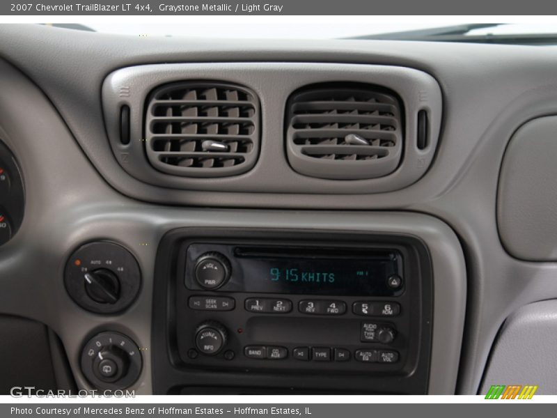 Graystone Metallic / Light Gray 2007 Chevrolet TrailBlazer LT 4x4