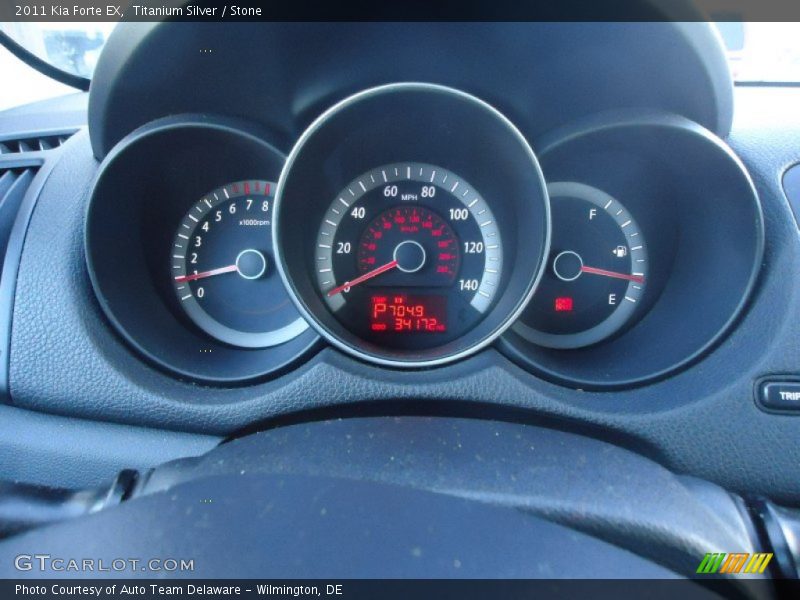 Titanium Silver / Stone 2011 Kia Forte EX