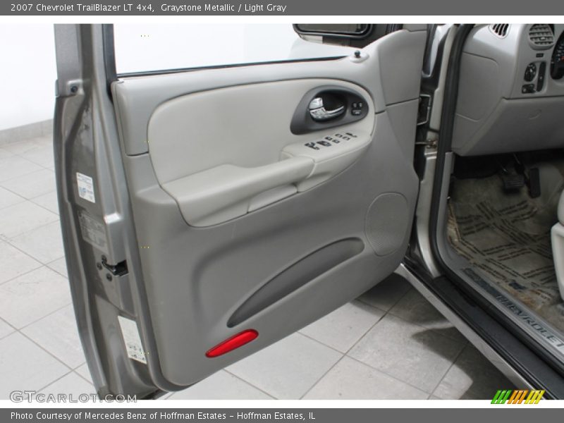 Graystone Metallic / Light Gray 2007 Chevrolet TrailBlazer LT 4x4