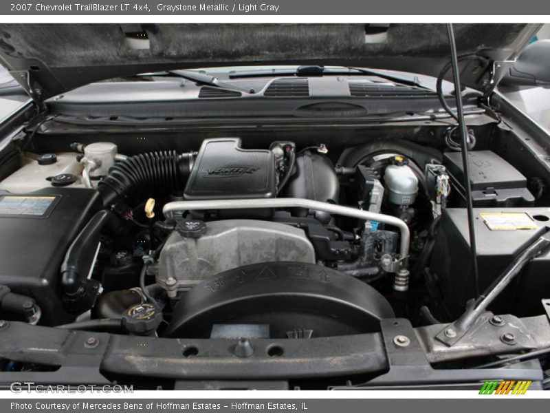 Graystone Metallic / Light Gray 2007 Chevrolet TrailBlazer LT 4x4