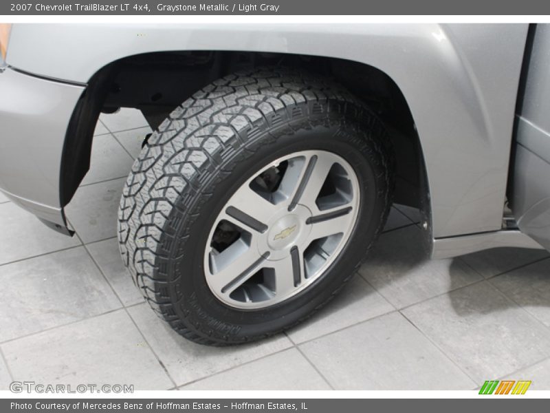 Graystone Metallic / Light Gray 2007 Chevrolet TrailBlazer LT 4x4