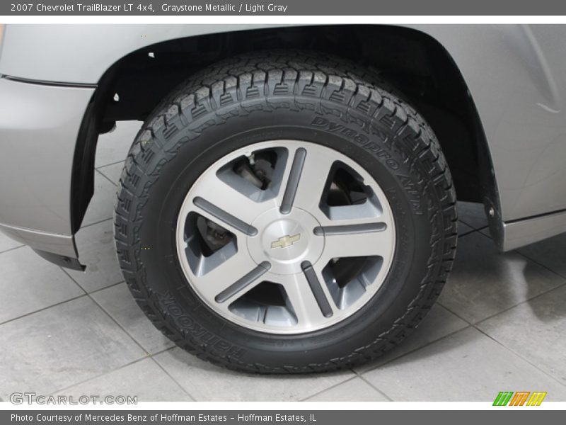 Graystone Metallic / Light Gray 2007 Chevrolet TrailBlazer LT 4x4