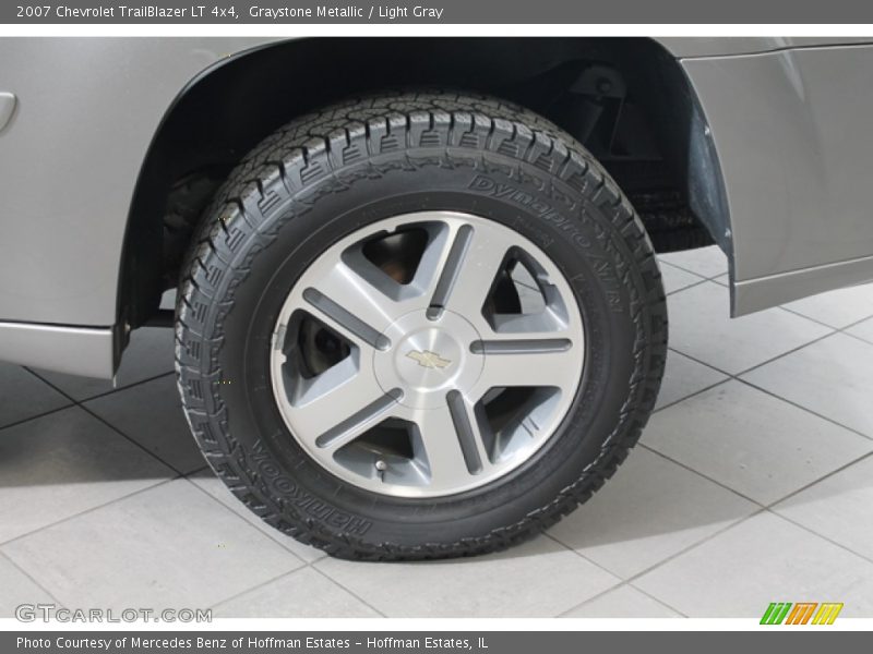 Graystone Metallic / Light Gray 2007 Chevrolet TrailBlazer LT 4x4