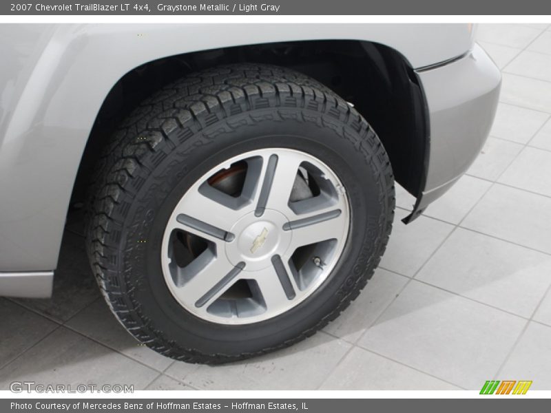 Graystone Metallic / Light Gray 2007 Chevrolet TrailBlazer LT 4x4