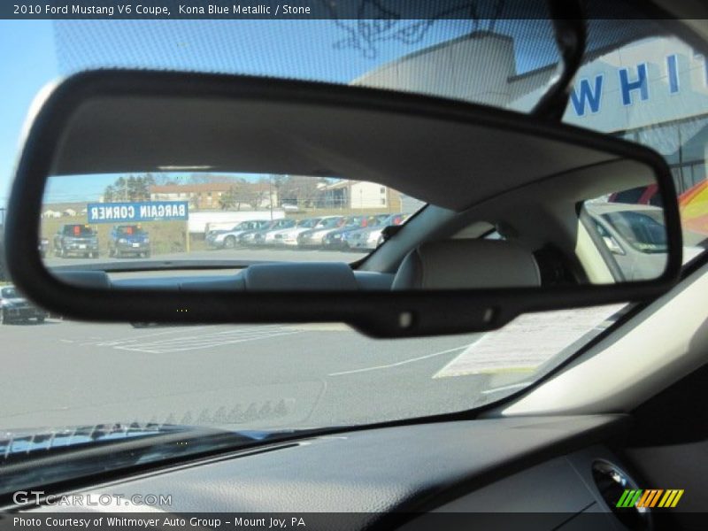 Kona Blue Metallic / Stone 2010 Ford Mustang V6 Coupe