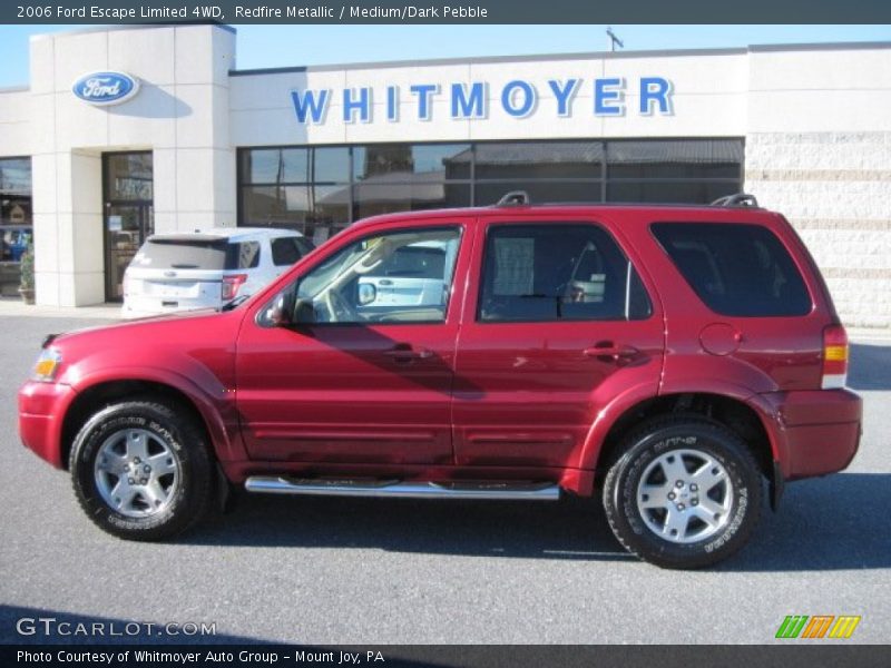 Redfire Metallic / Medium/Dark Pebble 2006 Ford Escape Limited 4WD