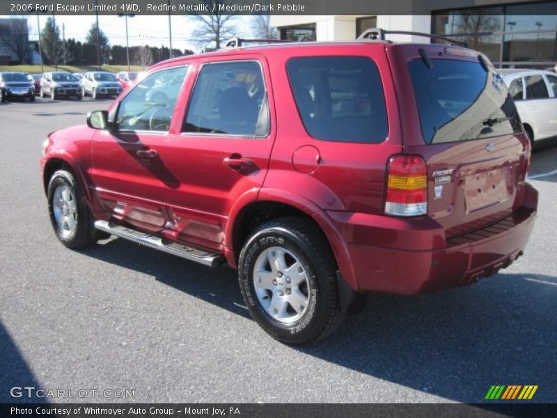 Redfire Metallic / Medium/Dark Pebble 2006 Ford Escape Limited 4WD