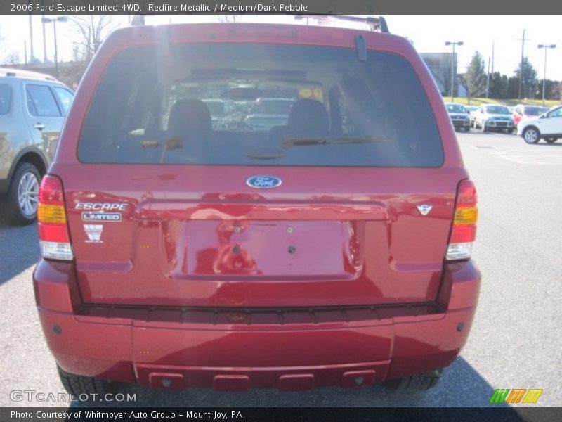 Redfire Metallic / Medium/Dark Pebble 2006 Ford Escape Limited 4WD