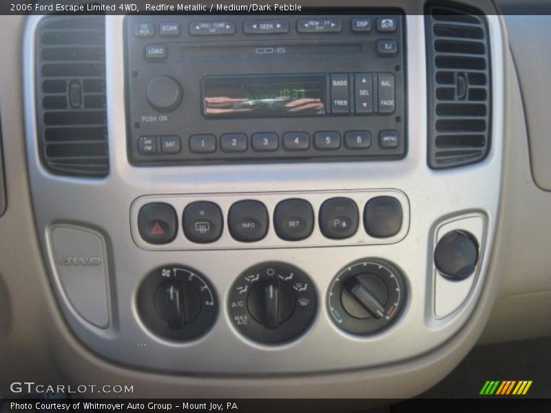 Redfire Metallic / Medium/Dark Pebble 2006 Ford Escape Limited 4WD