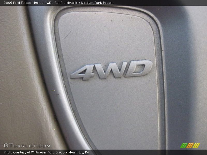 Redfire Metallic / Medium/Dark Pebble 2006 Ford Escape Limited 4WD