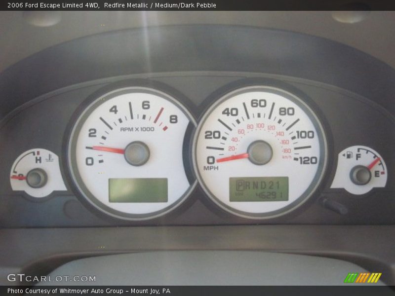 Redfire Metallic / Medium/Dark Pebble 2006 Ford Escape Limited 4WD