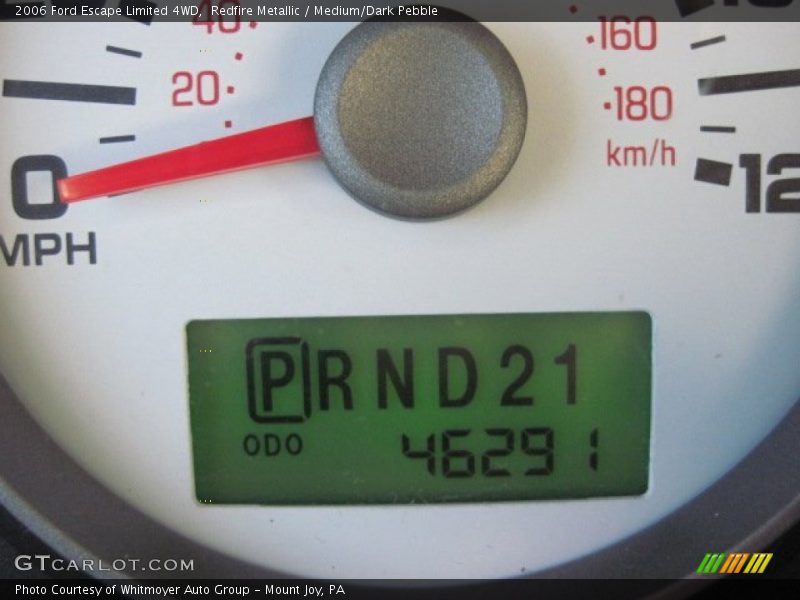 Redfire Metallic / Medium/Dark Pebble 2006 Ford Escape Limited 4WD