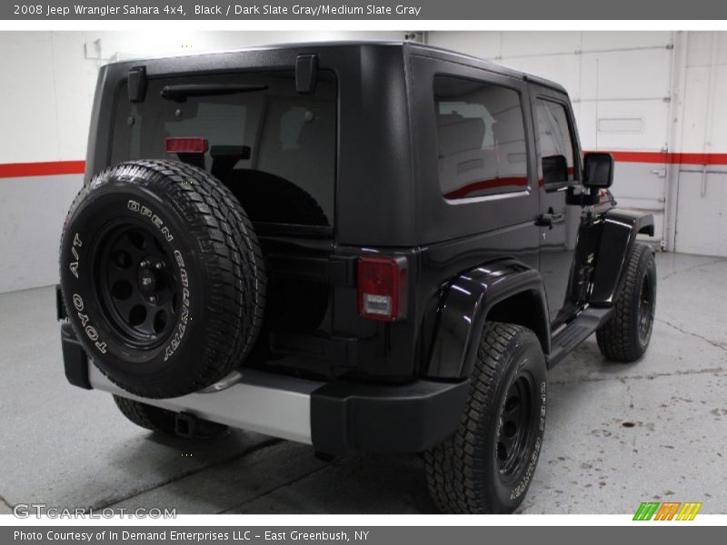 Black / Dark Slate Gray/Medium Slate Gray 2008 Jeep Wrangler Sahara 4x4