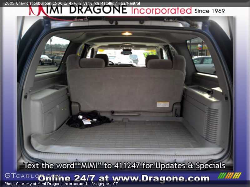 Silver Birch Metallic / Tan/Neutral 2005 Chevrolet Suburban 1500 LS 4x4