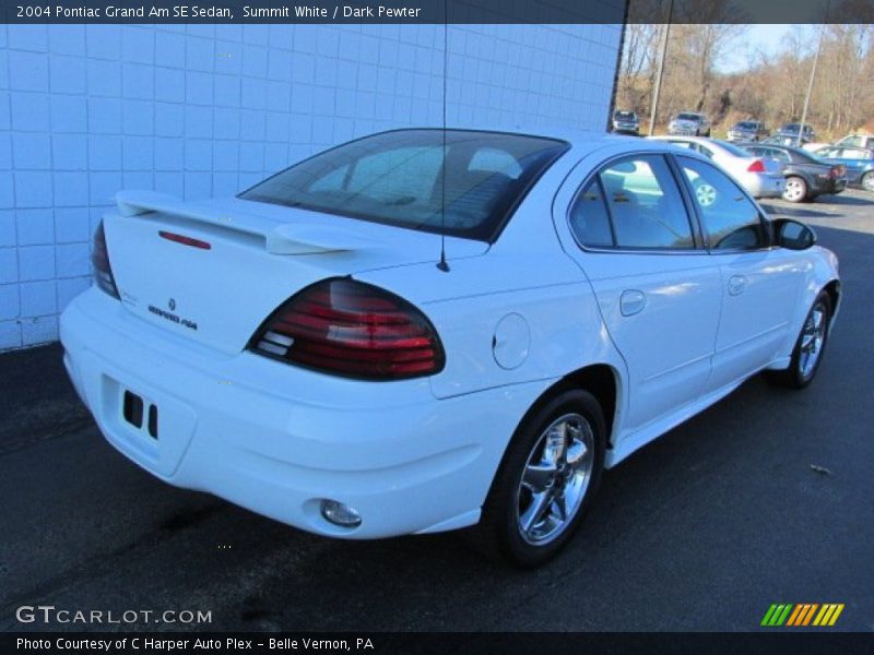 Summit White / Dark Pewter 2004 Pontiac Grand Am SE Sedan