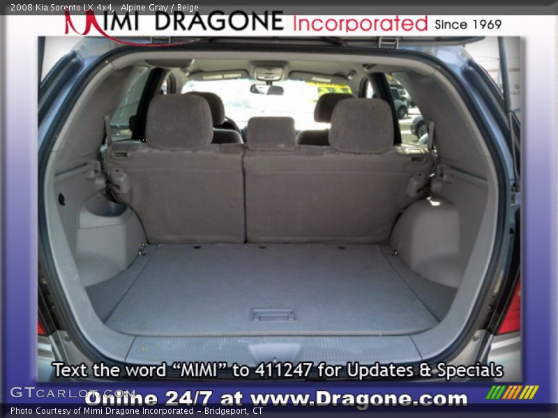 Alpine Gray / Beige 2008 Kia Sorento LX 4x4