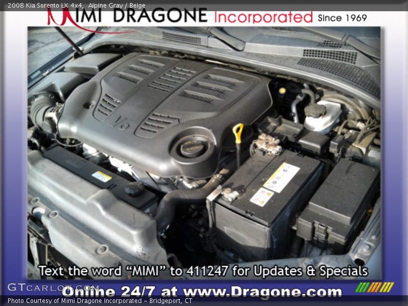 Alpine Gray / Beige 2008 Kia Sorento LX 4x4