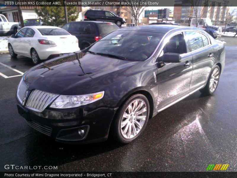 Tuxedo Black Metallic / Charcoal Black/Fine Line Ebony 2010 Lincoln MKS EcoBoost AWD