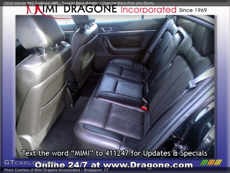 Tuxedo Black Metallic / Charcoal Black/Fine Line Ebony 2010 Lincoln MKS EcoBoost AWD