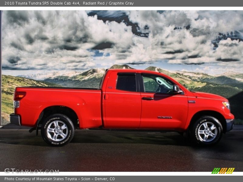 Radiant Red / Graphite Gray 2010 Toyota Tundra SR5 Double Cab 4x4