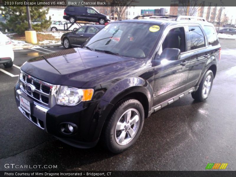Black / Charcoal Black 2010 Ford Escape Limited V6 4WD