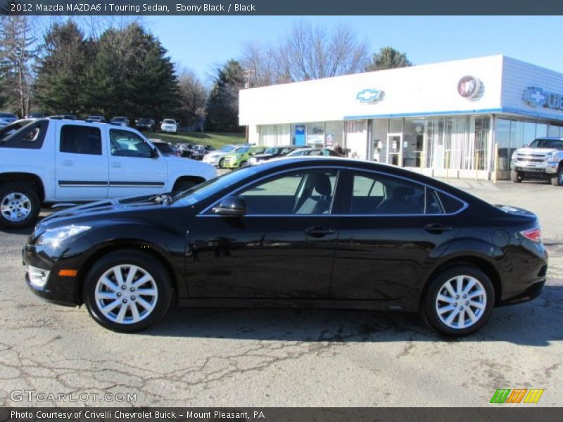 Ebony Black / Black 2012 Mazda MAZDA6 i Touring Sedan