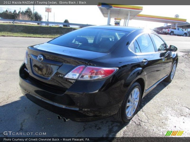 Ebony Black / Black 2012 Mazda MAZDA6 i Touring Sedan