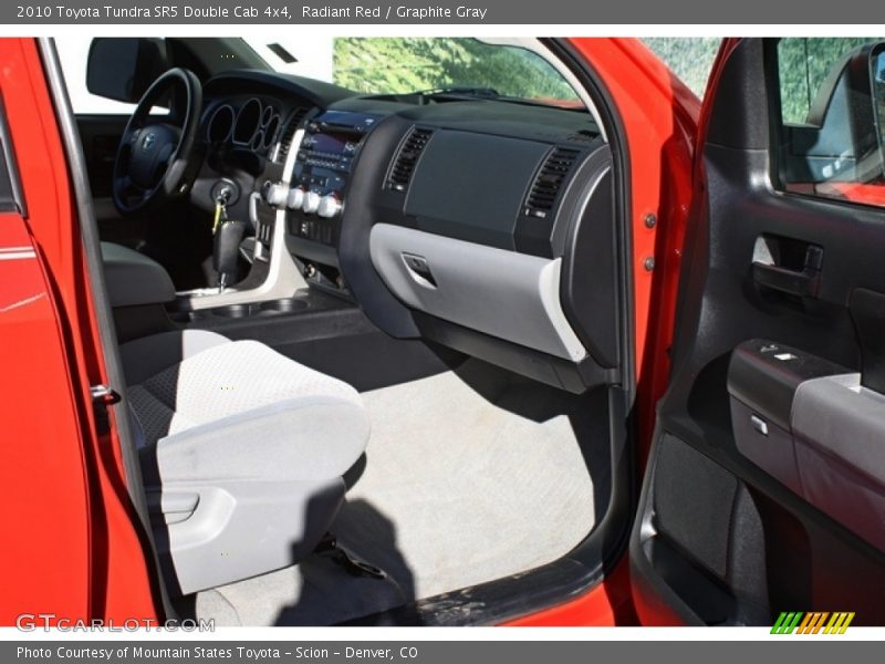 Radiant Red / Graphite Gray 2010 Toyota Tundra SR5 Double Cab 4x4