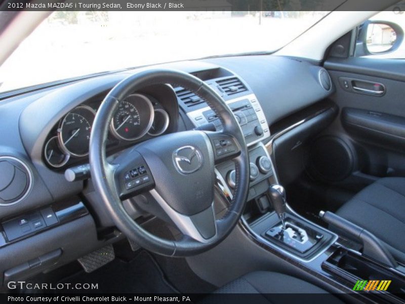 Black Interior - 2012 MAZDA6 i Touring Sedan 