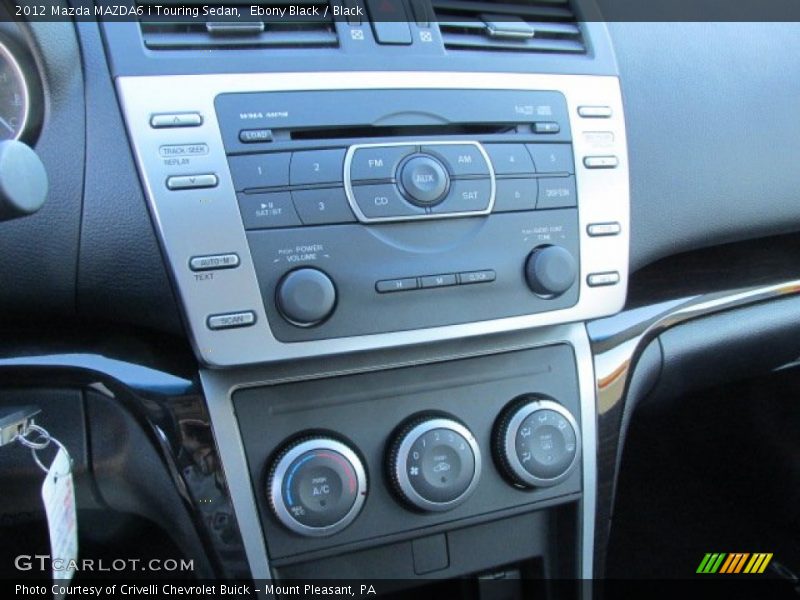 Ebony Black / Black 2012 Mazda MAZDA6 i Touring Sedan