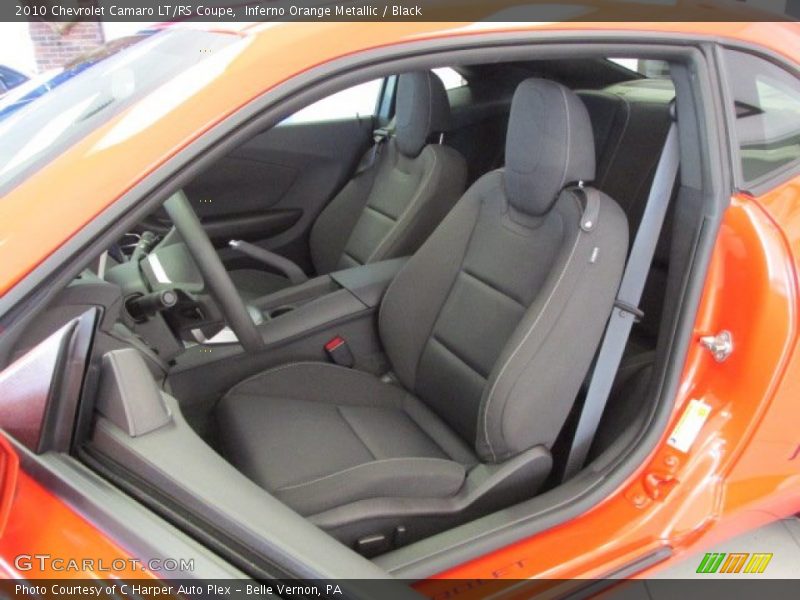 Front Seat of 2010 Camaro LT/RS Coupe