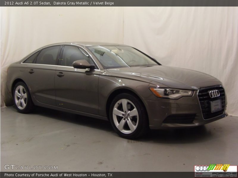Dakota Gray Metallic / Velvet Beige 2012 Audi A6 2.0T Sedan