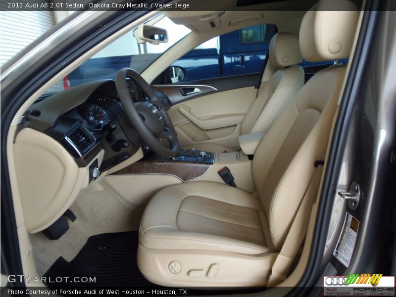 Dakota Gray Metallic / Velvet Beige 2012 Audi A6 2.0T Sedan