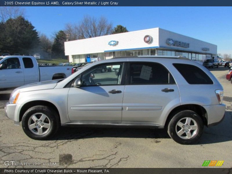 Galaxy Silver Metallic / Light Gray 2005 Chevrolet Equinox LS AWD