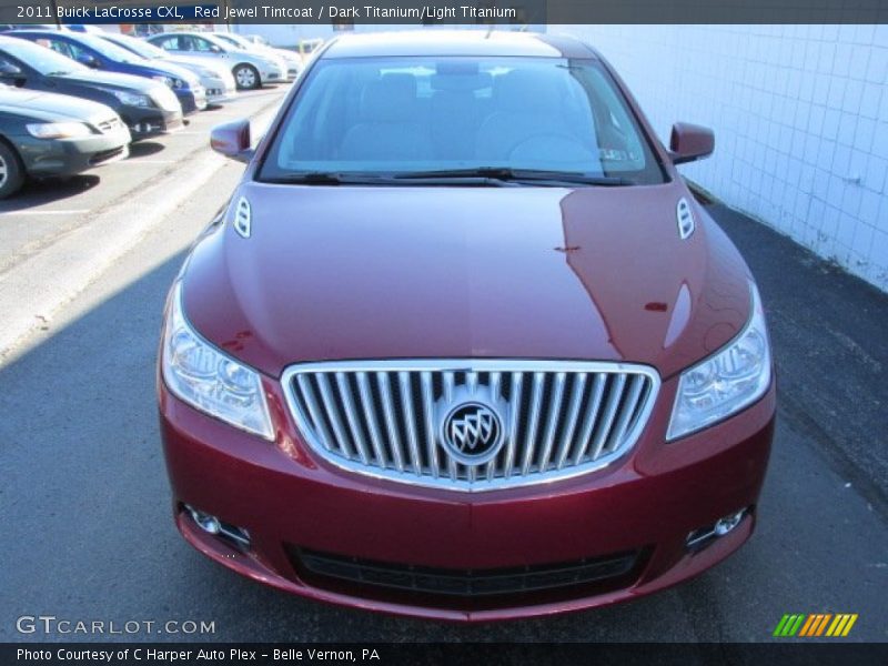 Red Jewel Tintcoat / Dark Titanium/Light Titanium 2011 Buick LaCrosse CXL