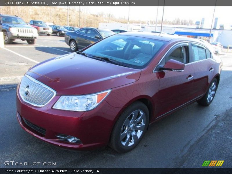 Red Jewel Tintcoat / Dark Titanium/Light Titanium 2011 Buick LaCrosse CXL