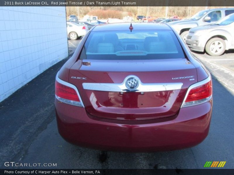 Red Jewel Tintcoat / Dark Titanium/Light Titanium 2011 Buick LaCrosse CXL