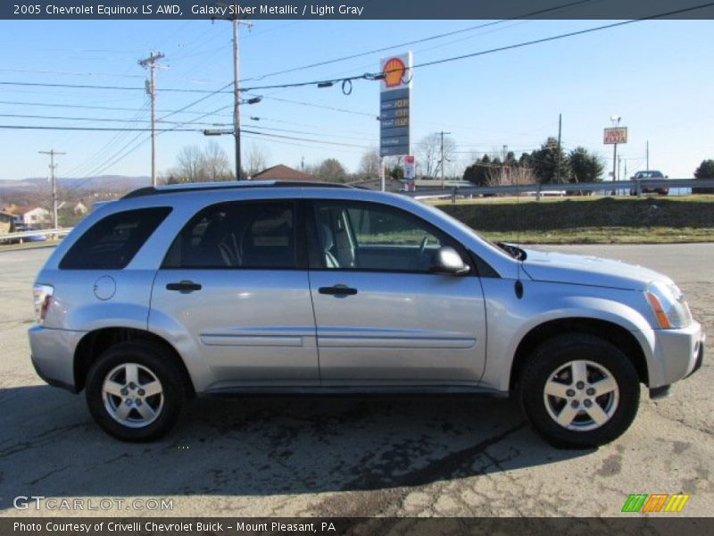 Galaxy Silver Metallic / Light Gray 2005 Chevrolet Equinox LS AWD