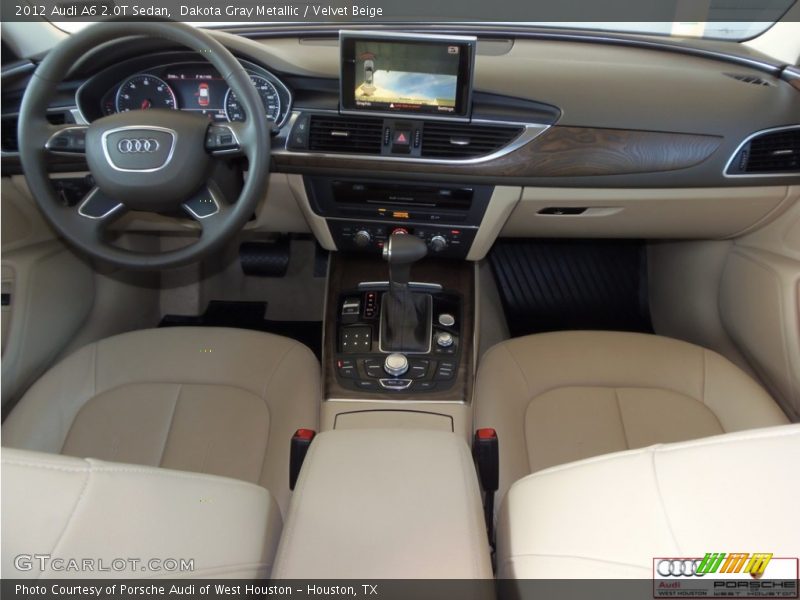 Dakota Gray Metallic / Velvet Beige 2012 Audi A6 2.0T Sedan