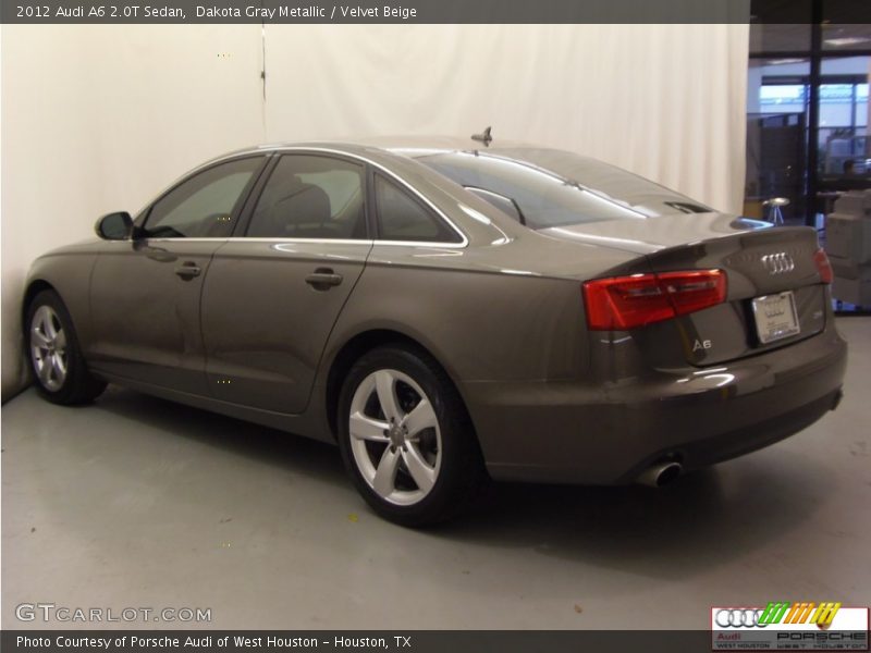 Dakota Gray Metallic / Velvet Beige 2012 Audi A6 2.0T Sedan