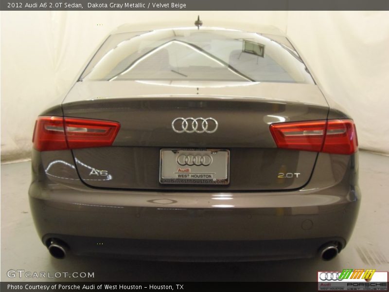 Dakota Gray Metallic / Velvet Beige 2012 Audi A6 2.0T Sedan