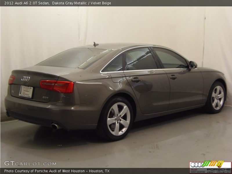 Dakota Gray Metallic / Velvet Beige 2012 Audi A6 2.0T Sedan