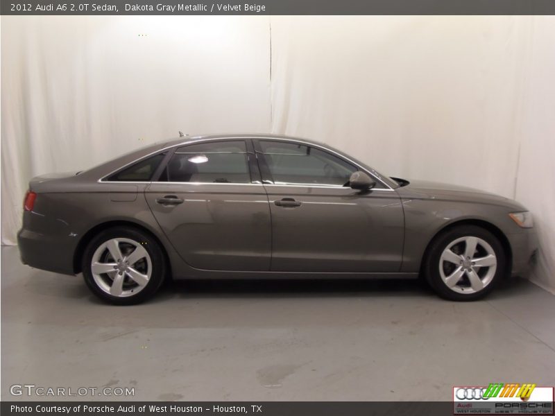 Dakota Gray Metallic / Velvet Beige 2012 Audi A6 2.0T Sedan