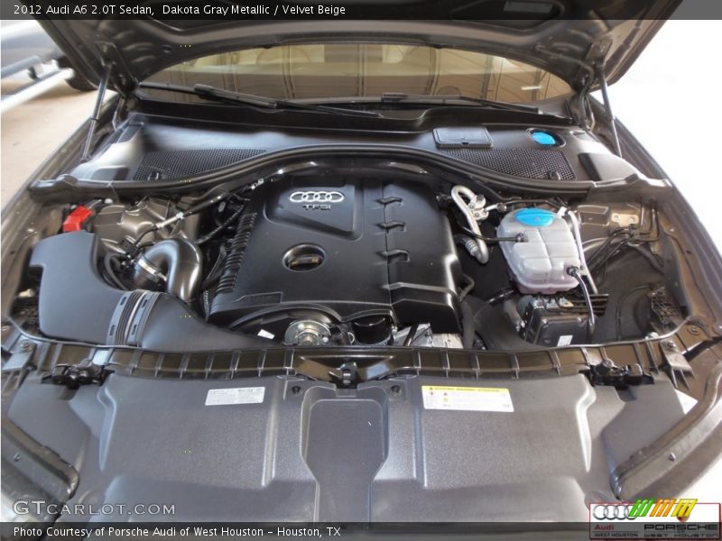 Dakota Gray Metallic / Velvet Beige 2012 Audi A6 2.0T Sedan