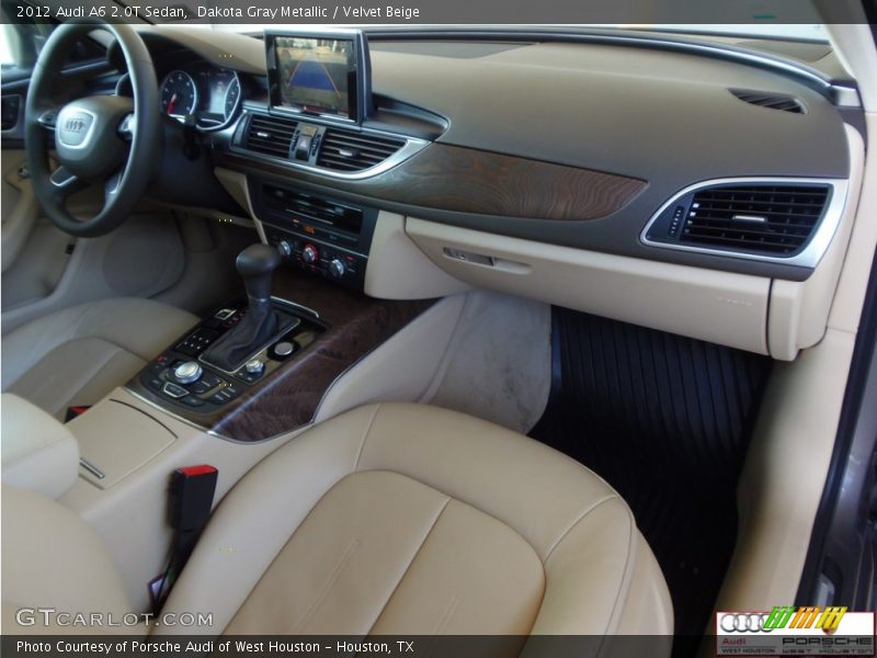Dakota Gray Metallic / Velvet Beige 2012 Audi A6 2.0T Sedan